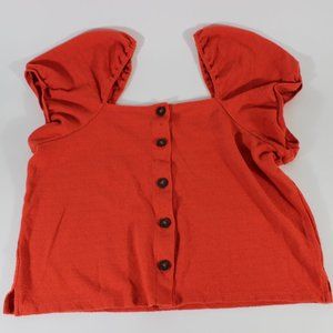 LAST CHANCE! Madewell Puffed Short Sleeve Top